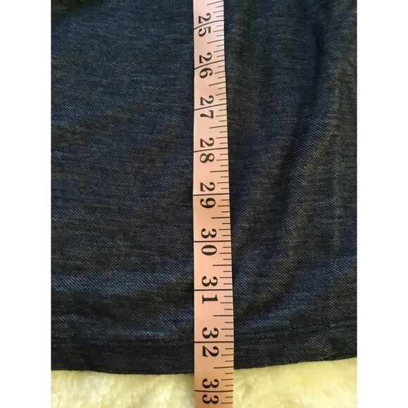 BeBop Blue Denim V-Neck Sleeveless Dress - Picture 10 of 13